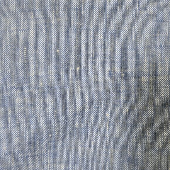 J Jill Shirt Tunic Love Linen Button Blouse Slits Beach Medium Long Sleeve - Picture 9 of 13